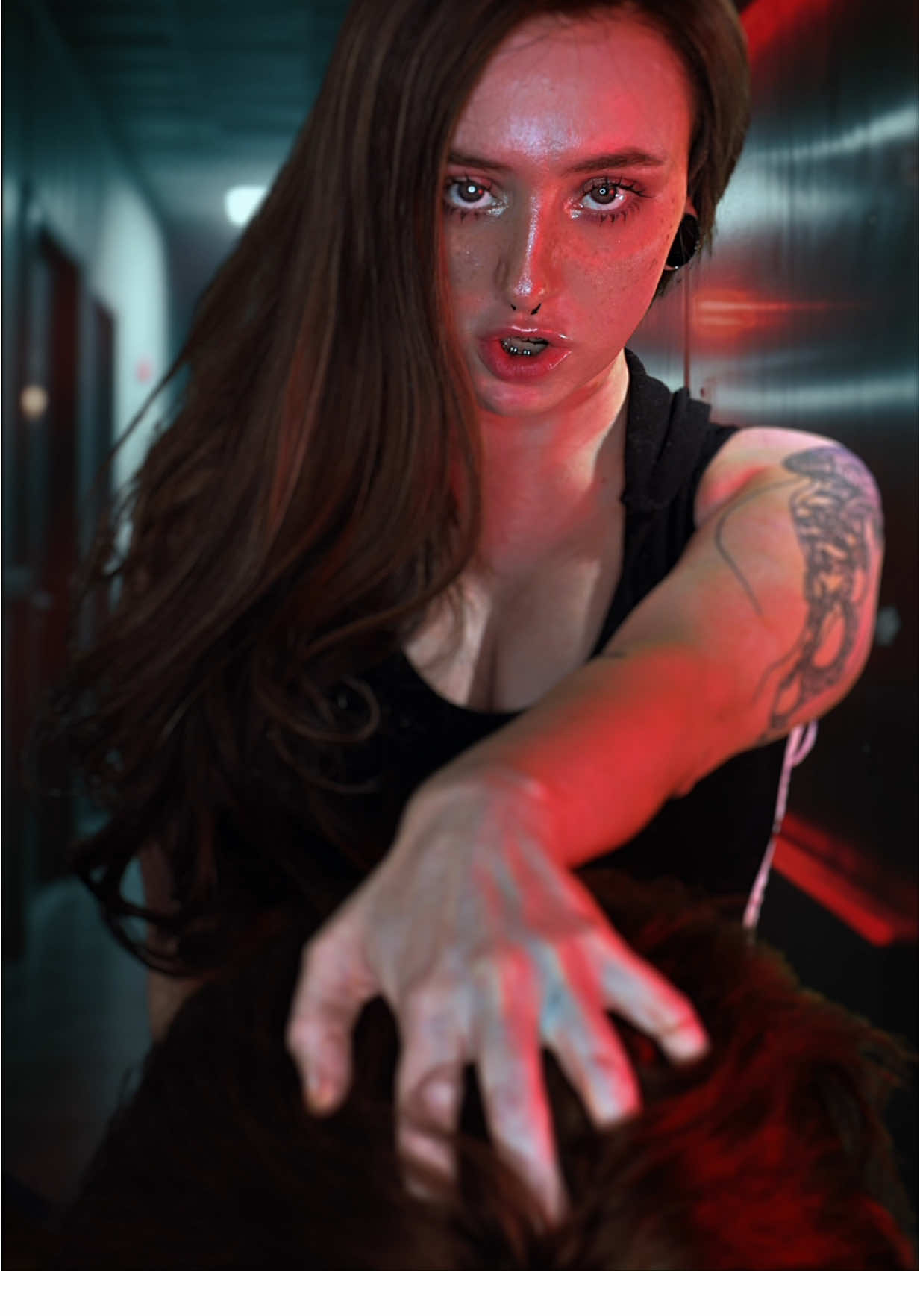 My makeup looks like booty cause I’m trying to learn to deal with wearing it again since my eyes can’t handle it. This song has been living rent free in my head since I’ve heard it. Even the cringy Mr. Beast edits. I wanted to incorporate those edits, but didn’t wanna do filter overload 😬