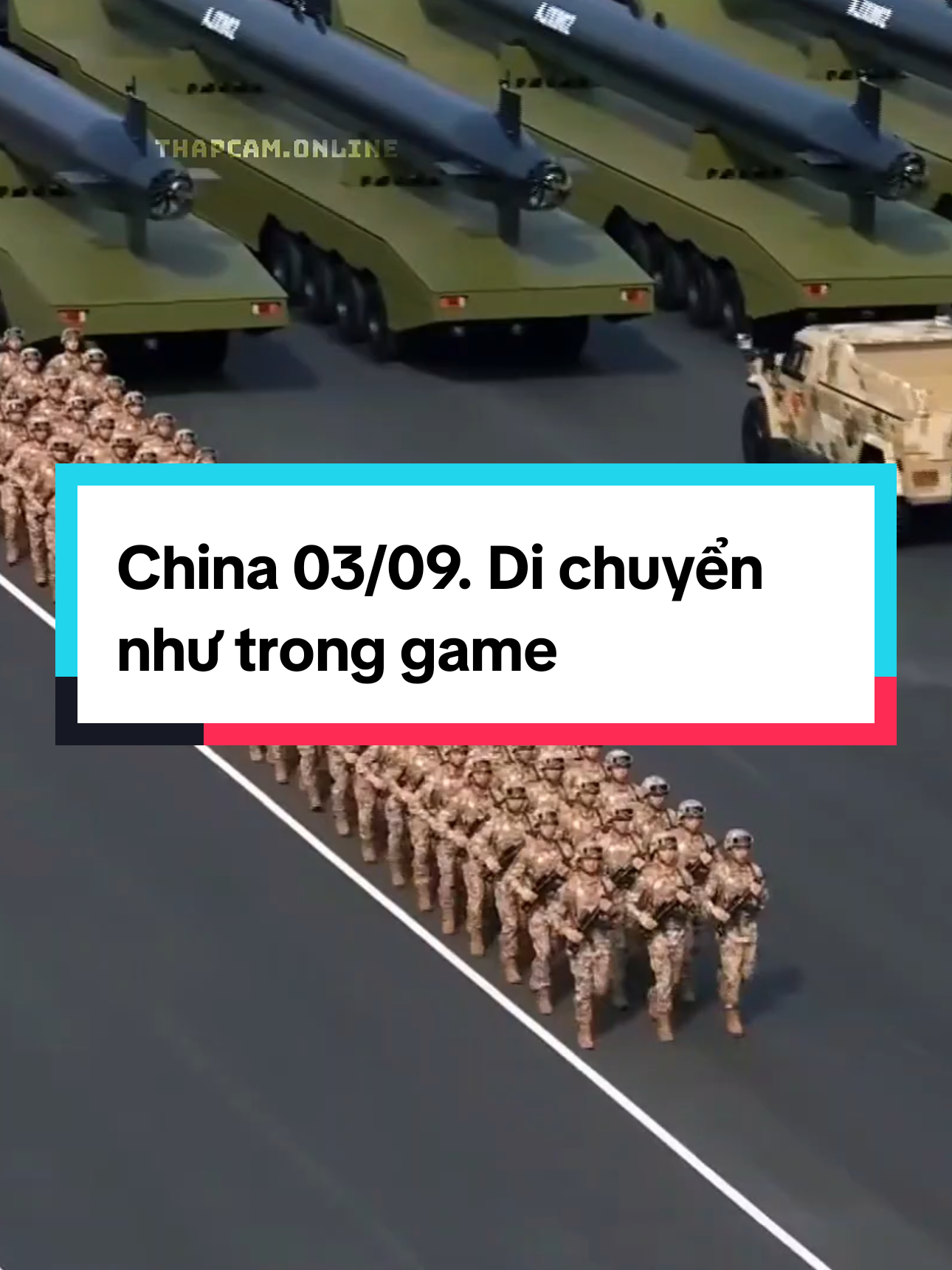 Di chuyển tới các vị trí khí tài mà cũng đều tăm tắp như Game vậy ạ? #china #victoryday #chinamilitary #china0309 