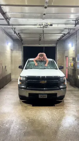 Car wash 🧼 #carwash #truckwash #soapy #slipery #iowa 
