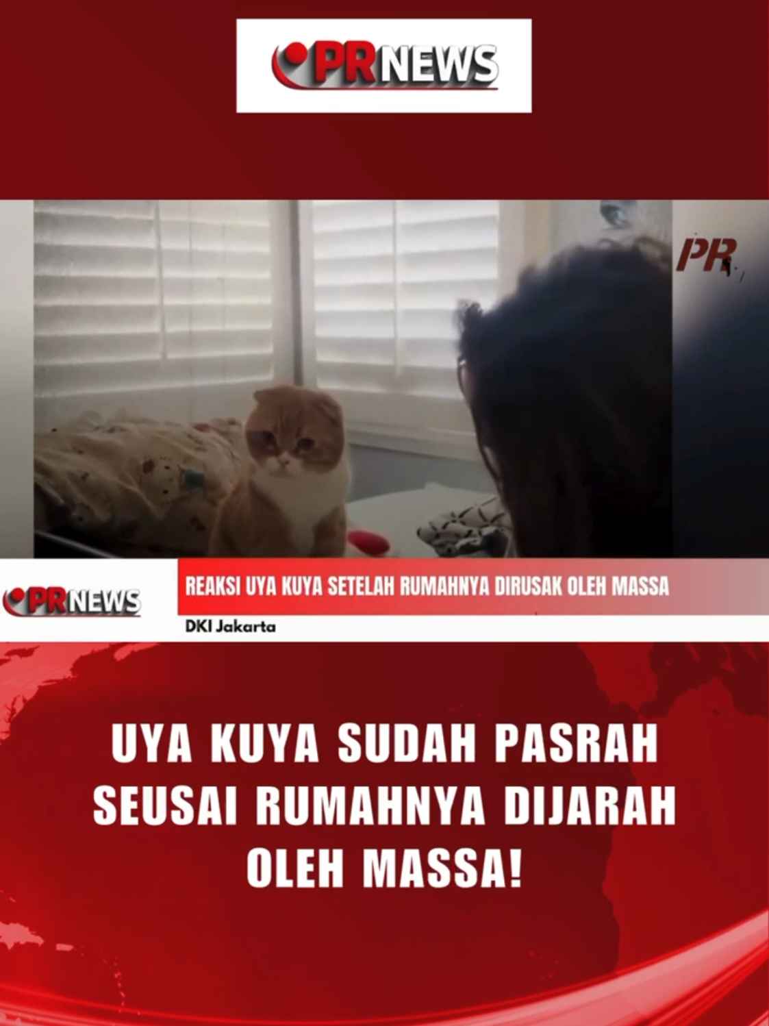 Rumah Uya Kuya di Duren Sawit, Jakarta Timur, porak-poranda usai aksi massa berujung penjarahan.  Sejumlah barang berharga raib, sementara sang artis hanya bisa pasrah dan berharap apa yang diambil bisa bermanfaat bagi para pelaku. Unggahannya di Instagram langsung menuai beragam reaksi warganet, dari simpati hingga sindiran pedas.🔥😱 #UyaKuya #BeritaViral #JakartaTimur #Penjarahan #BeritaArtis 