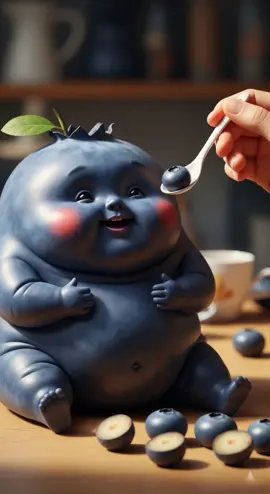 Blueberry Eatting #asmr #aiasmr #satisfyingvideos #eatting #blueberry 