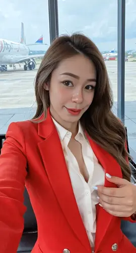 快要登机了 ✈️❤️ #airasia #cabincrew #flightattendant #malaysia #viral 
