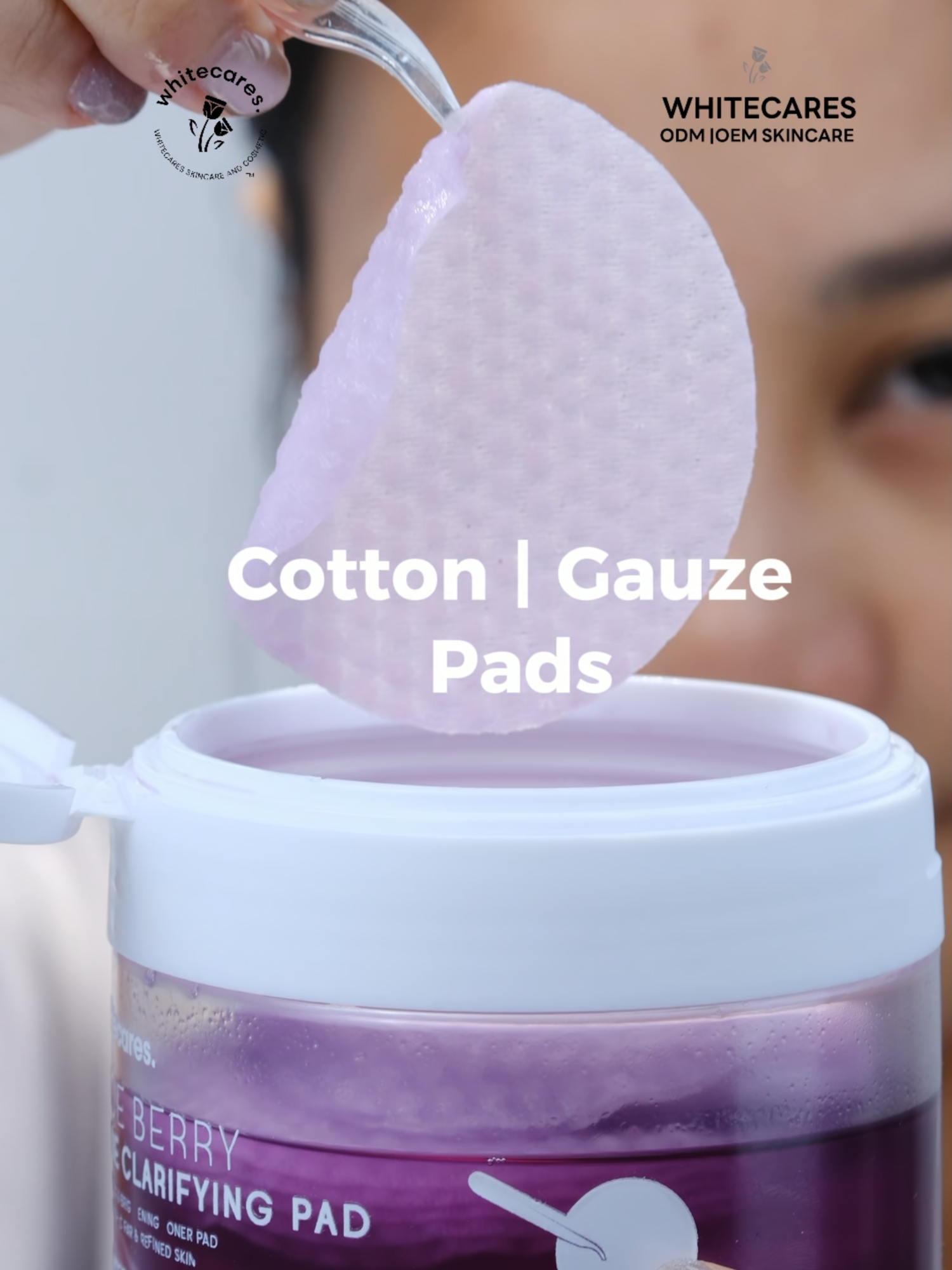 #แพดเช็ดหน้า#cleansingpads #โทนเนอร์แพด #Tonerpad #Whitecares #WhitecaresOEM
