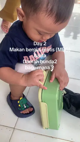 Ijan ambil makan bergizi gratis #mbg #makanbergizigratis #balita 