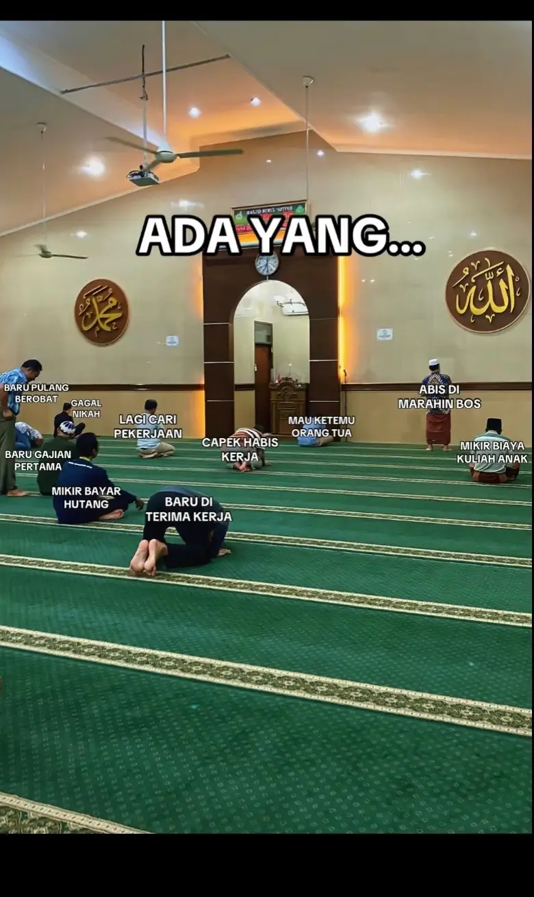 semua datang dengan ceritanya masing-masing tapi sujudnya tetap ke arah yang sama. Tempat paling tulus untuk pulang.#pejuangrupiah #hijrahyuk #qutesislami 