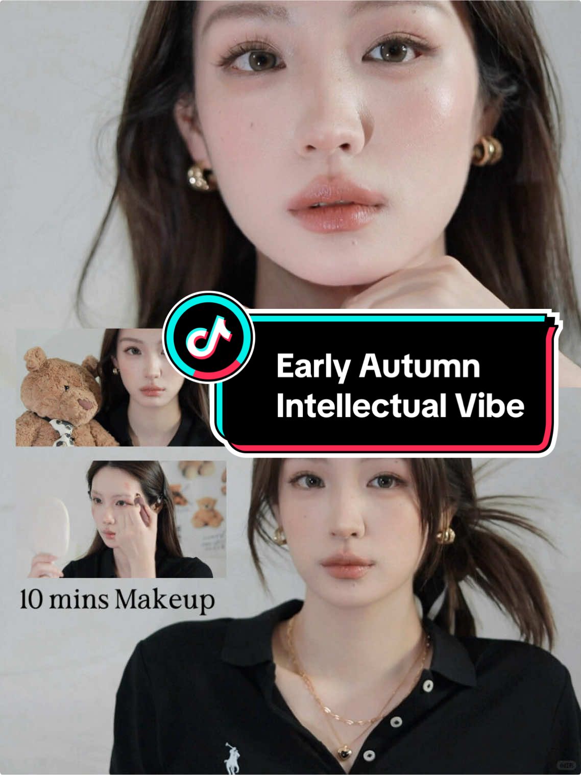 Old-money vibe🥂| 10-Minute Lazy Makeup#makeuptutorial #foryou #xuhuong #viral #trending 