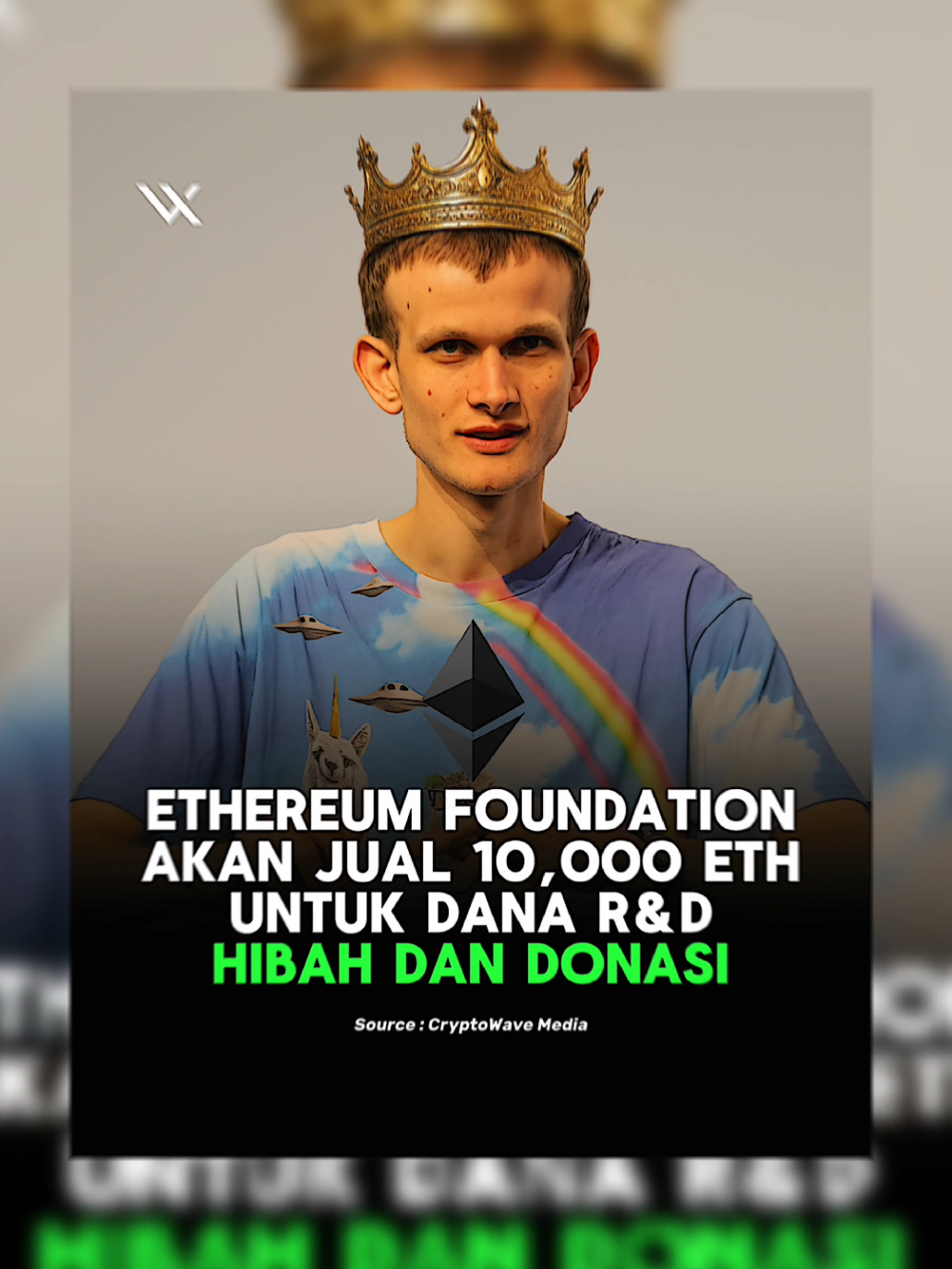 JUST IN: Ethereum Foundation plans to sell 10,000 $ETH worth $43M. Funds will support R&D, grants, and donations. For Education Content ⚠️ #gabrielrey #cryptowave #ethereum #foreducation⚠️ 