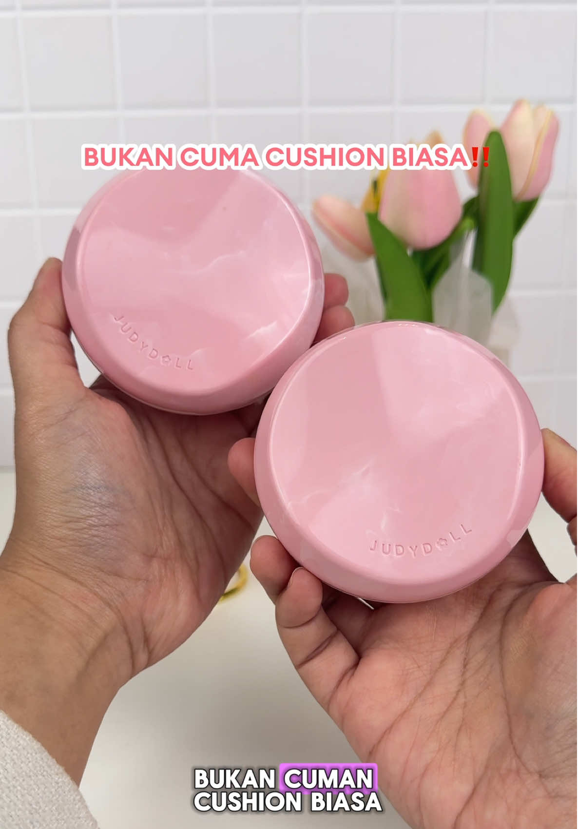 Bukan cuma cushion biasa!! Udah ada SPF 50 PA ++++ cocok buat dipake tiap hari🥰  #judydoll #cushionviral #pinkshieldcushion 