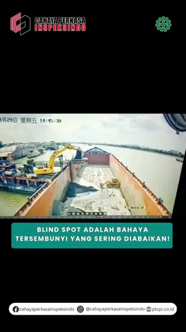 Blind spot bukan sekadar area tak terlihat — tapi bahaya yang bisa berakibat fatal 🚨. Keselamatan kerja tercapai kalau semua disiplin mengenal dan menghindarinya ⛑️🙄. . . . #infok3 #hseindonesia #safetyfirst #safetyworker #keselamatankerja   