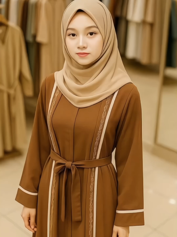 #gamiskekinian #abayastyle #gamislebaran #gamiscantik #inspirasioutfithijab 