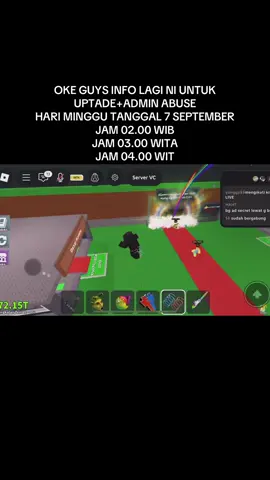 Jangan lupa join live untuk info selanjutnya guyss!!#stealabrainrotroblox #roblox #fyp 