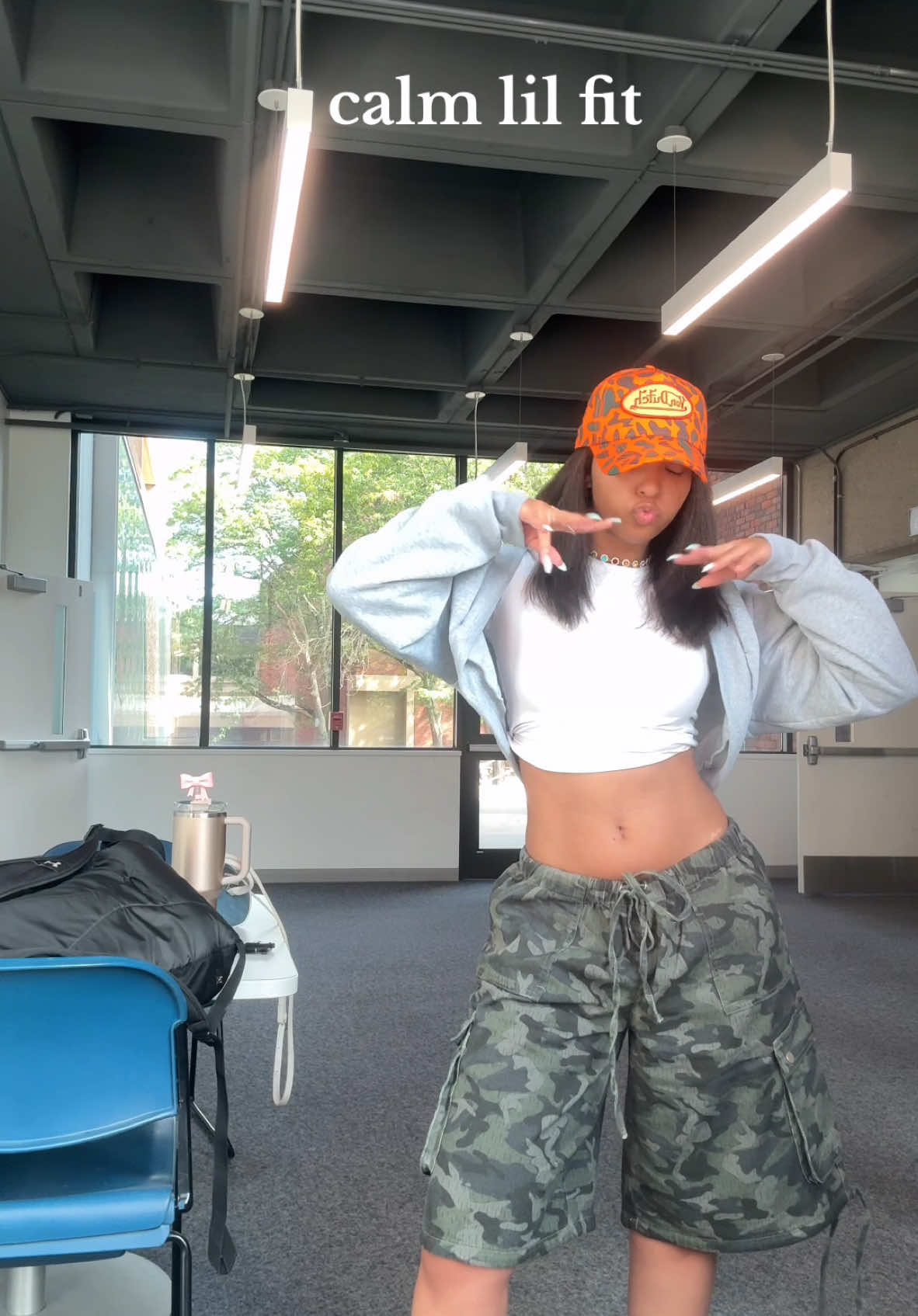 today’s outfit 🫶🏽 trying to be more active so!  #fyp #hat #OOTD 