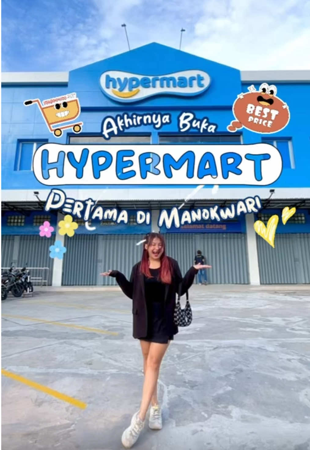 AKHIRNYA BUKA HYPERMART PERTAMA DI MANOKWARI ‼️ Pusat Perbelanjaan Terlengkap & Termurah ✨✨ udah gaperlu ribet lagi kalau belanja harus muter muter karna di Hypermart semuanya ada, Mulai dari Fresh Meat, Buah Buahan Segar Lokal & Import, Kebutuhan Sehari Hari, Skincare bahkan Barang Elektronik juga ada disini ‼️🔥 Buruan Dateng ke Soft Opening nya Hypermart Besok di Tanggal 4 September ✨✨ Belanja Hemat Anti Boncos ya cuma di @Hypermart Manokwari 💖✨ #hypermart #manokwari_papuabarat #fypシ゚ #rekomendasi #jajanantiktok 