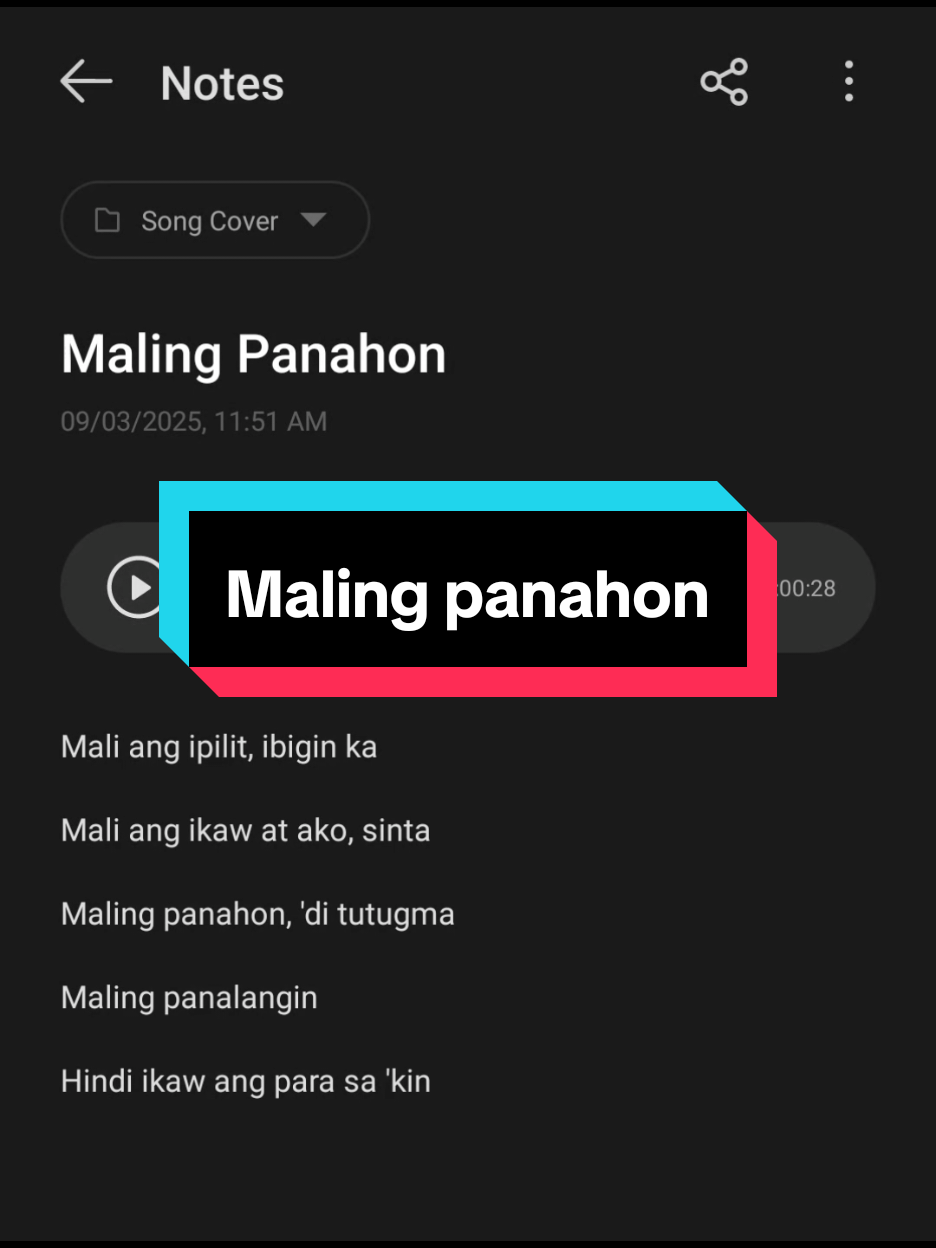 #challenge #fyp #malingpanahon #lyrics #cover #music #arthurmiguel #foryou #avacaakes 