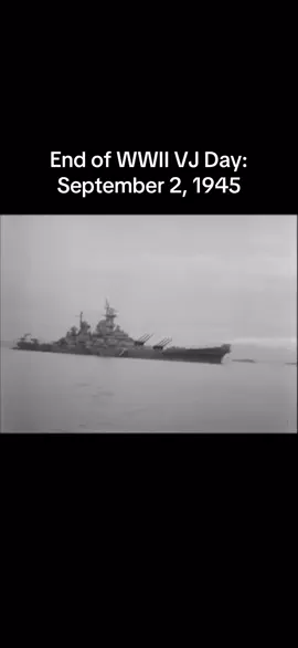 On this day in 1945, Japan surrendered aboard the USS Missouri in Tokyo Bay. The moment marked the official end of World War II. #ww2 #history #war #war #navy 