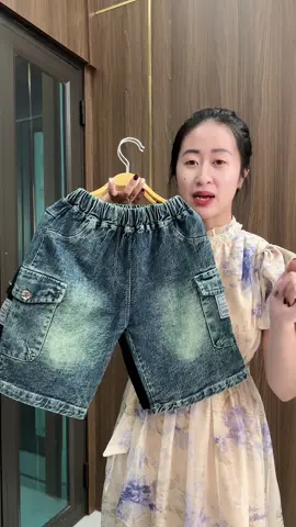 Quần ngố bò cho bé trai#phamngocha #dohechobe #dochobe #xuhuong #trending 