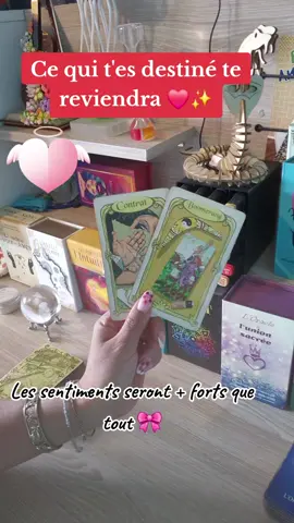 Ce qui t'es destiné te reviendra ! ❤️✨️💗🙏🤲🔮♾️ Les sentiments seront plus fort que tout 🎀 #cartomancie #tiragesentimental #tiragedecartes #voyance #guidancesentimentale 