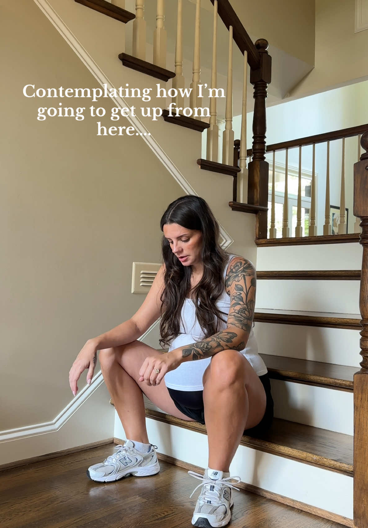 Who else is struggling to stand up this far along?😅 @New Balance #thirdtrimester #36weekspregnant #thirdtrimesterbelike #pregnant🤰 #pregnant #pregnancyhumor #momhumor #relatablemom #youngmomsoftiktok #pregnancytiktok #momcontent #expectingmom 