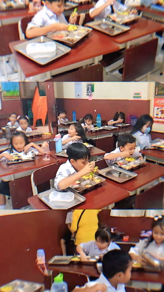 Makan Bergizi Gratis hari ini ✨ Anak2 happy + lahap 😁😍 Terima kasih Bapak Presiden @prabowosubianto08 🫶🏻 #MBG #PresidenPrabowo #anakindonesiahebat #indonesiaterang 
