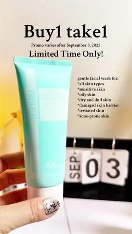 facial wash made for sensitive skin. Brand from Netherlands #papafeelph #papafeel5xceramide 
