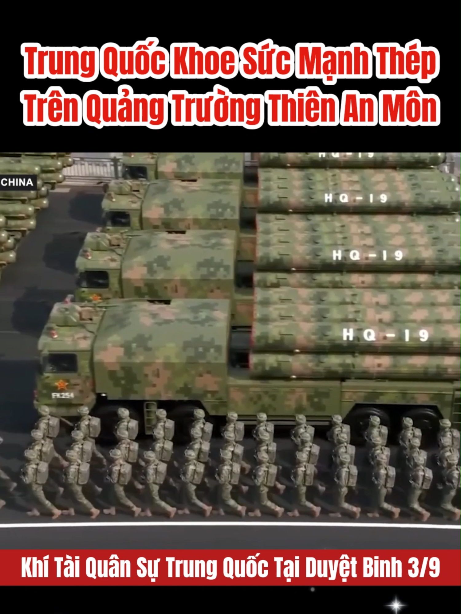 Putin – Kim Jong-un Chứng Kiến Trung Quốc Khoe Sức Mạnh Quân Sự! Hơn 30 nguyên thủ thế giới có mặt tại Bắc Kinh khi Trung Quốc phô diễn sức mạnh quân sự. HQ-19 là lời tuyên bố rằng Bắc Kinh đã sẵn sàng cho mọi thách thức. #TrungQuoc #HQ19 #Putin #KimJongUn #LeDuyetBinh #QuanSu #ChinhTriTheGioi