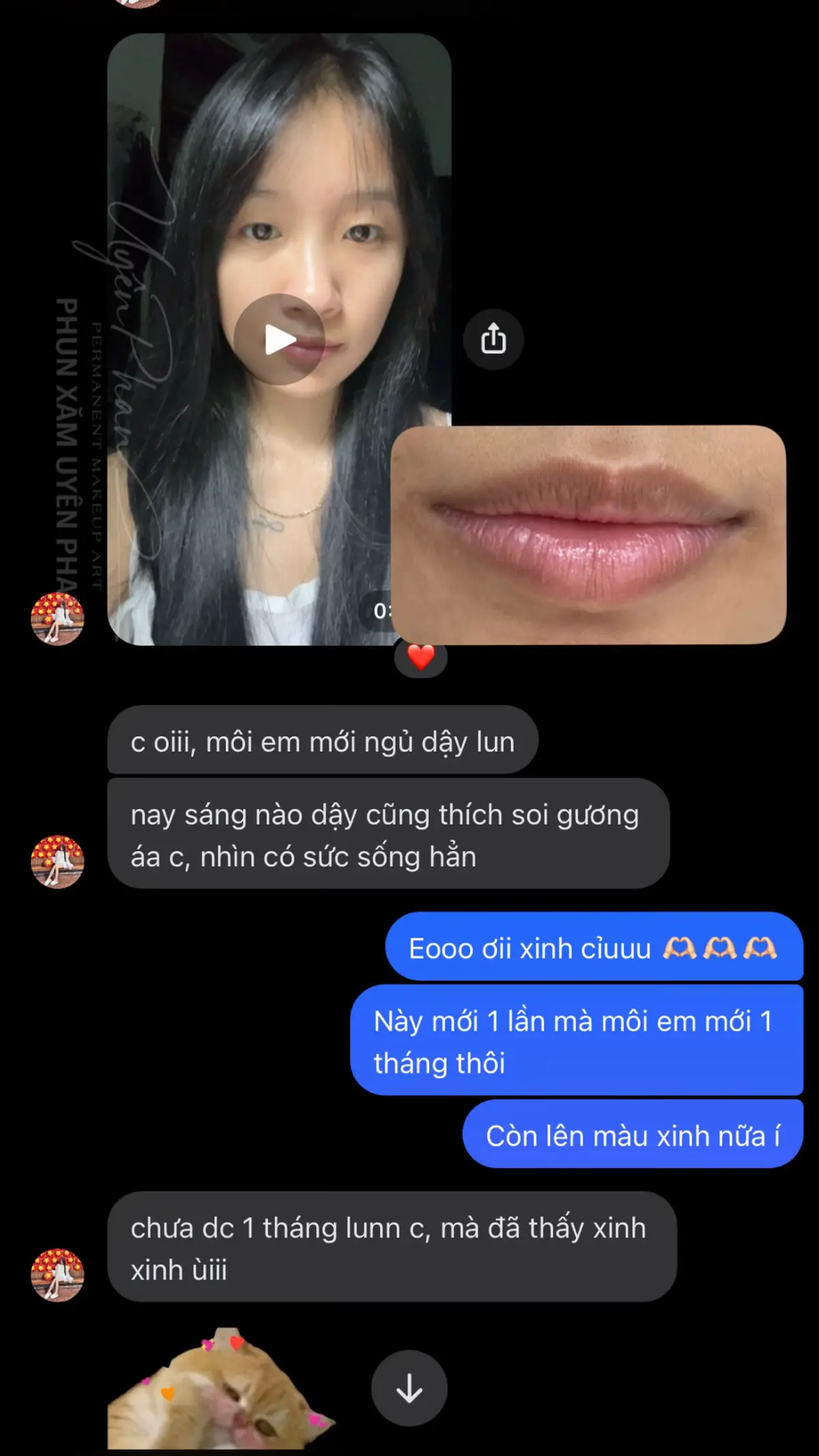Sau 1 lần khử thâm đã thây đổi rất nhiều 🥰🥰 Khách FEEDBACK sau 1 tháng tuổi , môi này sau 2 tháng còn đẹp chánnnn nữa ạ 🫶🏻🫶🏻🫶🏻 #khuthammoi #khuthammoihue #phunmoitunhien #phunmoi #hue 