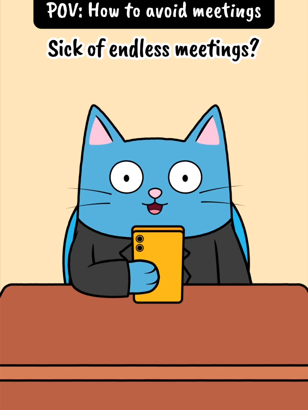 Just for fun, don't try at nopecat.com 😹 #meetings