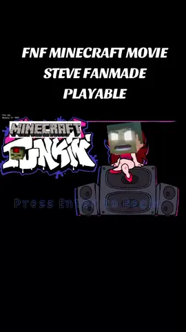 fnf minecraft movie Steve mod #Minecraft  #fnf #mod #Steve #minecraftsteve #fyp #minecraftmovie 