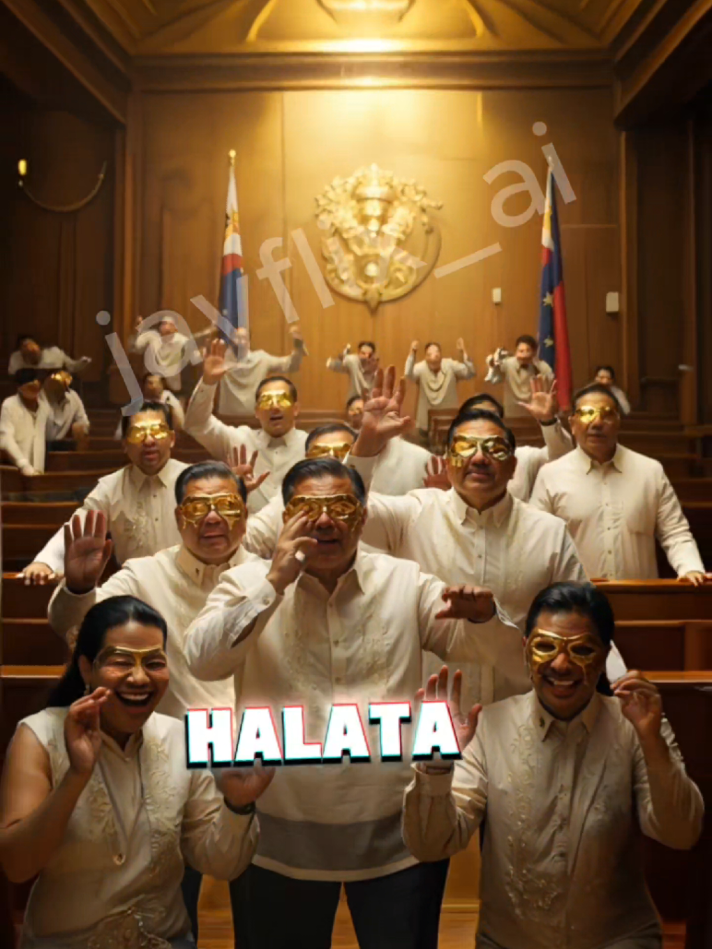 Part 3 Tao po?! Nandtio na kami. Disclaimer: all clips are generated using Al. Any similarity to real individuals, living or deceased, is entirely coincidental. #politics #philippines #government #flood #corruption