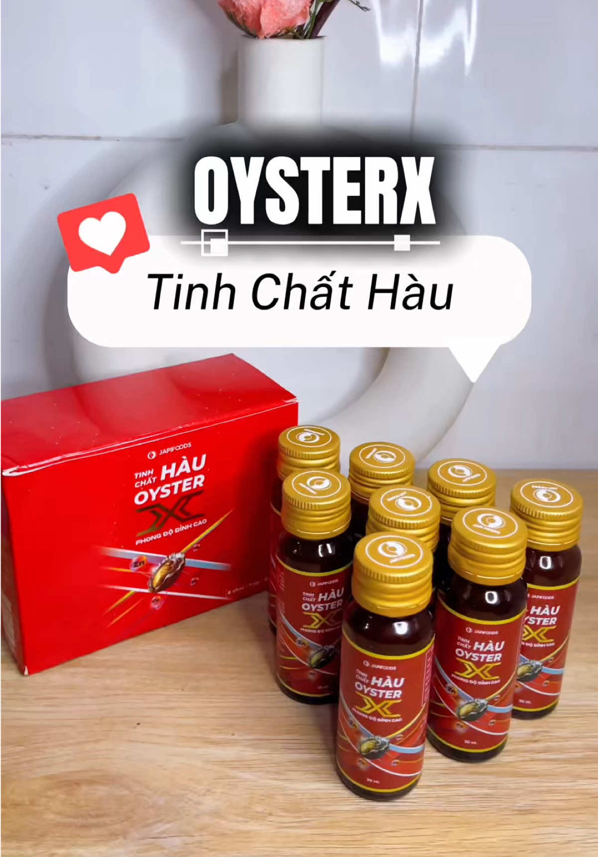 Tinh Chất Hàu OYSTERX  #tinhchathauoysterx #tinhchathaujapi #japifoods #khoedebatdau #shopmind99 