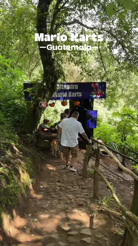 The coolest Mario Kart experience in Antigua, Guatemala.🏎️🏁 #guatemala #travel #mariokart #adventure #antiguaguatemala 
