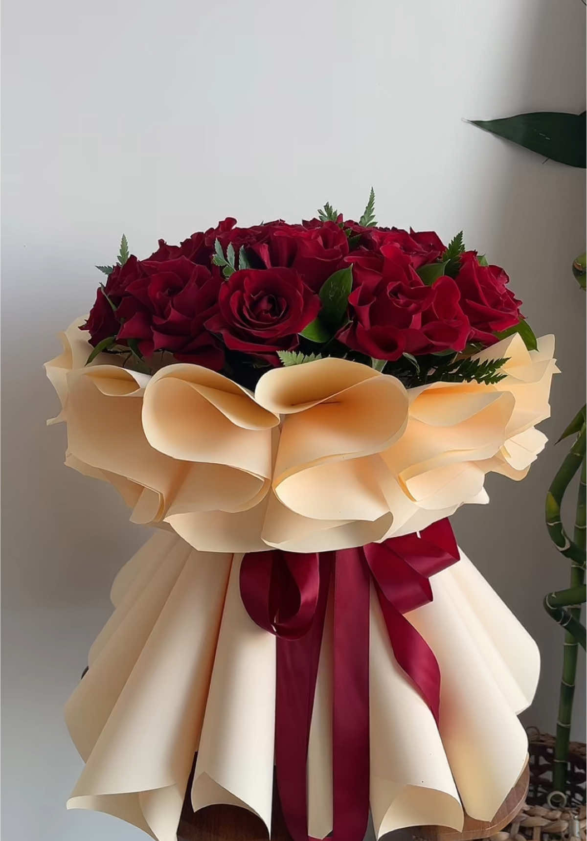 #باقة_ورد جوري احمر✨🌹  #مميزة #بوكيهات #ورود #flowers 