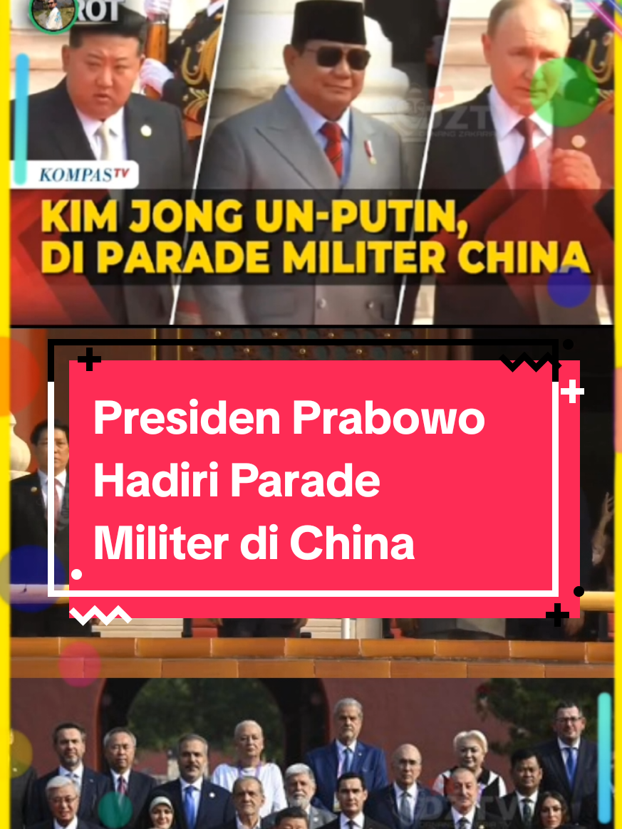 Presiden Prabowo Hadiri Parade Militer di China #dztv #china #parademiliter #prabowo #fyp 