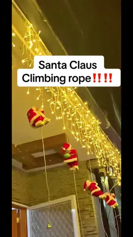 Perfect na decoration! #santaclausclimbingrope #santaclausdecoration  #santadecoration  #santaclaus #decoration 