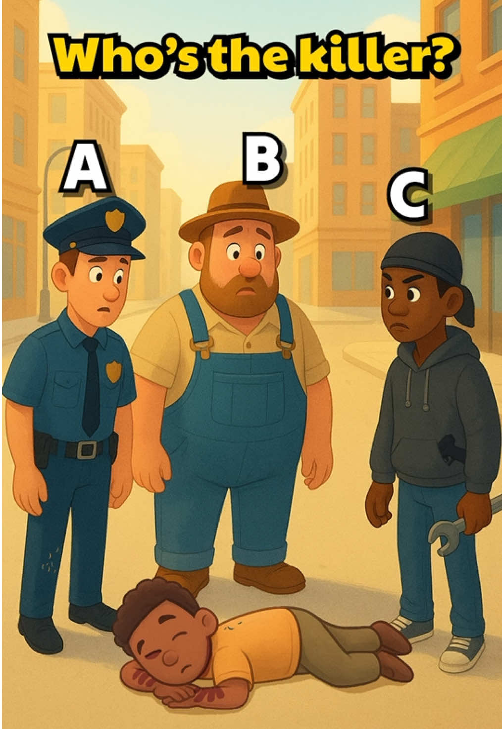 One of these men is guilty. Do you know which one it is? #quiz #crime #challenge #fyp 