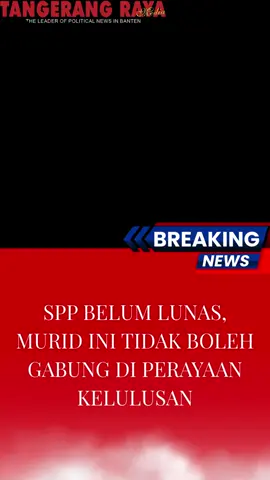 sebuah kabar menggemparkan dengan narasi seorang anak dilarang mengikuti perayaan kelulusan karena belum melunasi uang SPP. Kendati demikian, hingga kini belum ada konfirmasi resmi dari pihak sekolah terkait kebenaran berita yang tengah ramai diperbincangkan ini#beritaterkin #news #fyppppppppppppppppppppppp #viral #fyp 