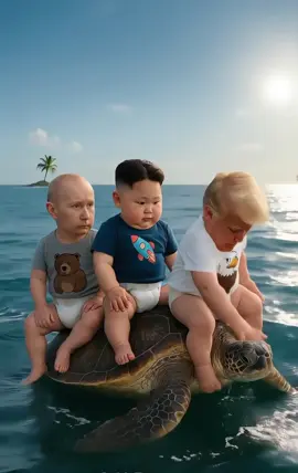 The daily life of Trump, Kim Jong-un, and Putin😃#trump #김정은 #putin #funny 