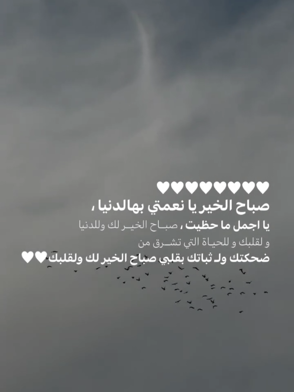 صباح الورد أولاً ثانياً ‏أنتِ النعمة الحلوة اللي علمتني أن حظي عظيم♥️. #صباح_الخير  #صباحكم_سعادة_لاتنتهي  #زوجي_دنيتي_وكل_حياتي  #حبيبي #تفاعلكم_لايك_متابعه_اكسبلوررررراexplore 