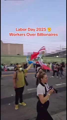 Labor Day in LA ✊ Thousands hit the streets for the *Workers Over Billionaires* protests, demanding justice, equity, and investment in people—not corporations. Music, art, and activism lit up Elysian Park.   Tensions rose at City Hall—one protester detained.    “We matter more than profit.” #LaborDay2025 #WorkersOverBillionaires #MayDayStrong #LAProtests #SolidarityForever