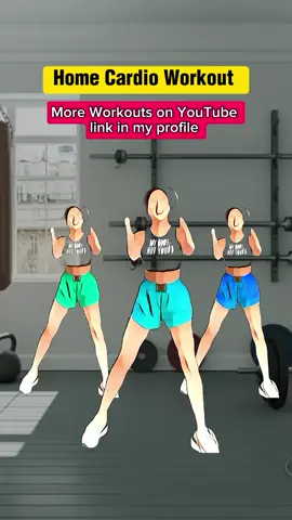 Move your body with this exercise 10 minutes everyday 💪 Home cardio workout  #exercise #cardio #workout #homeworkout  #foryou 