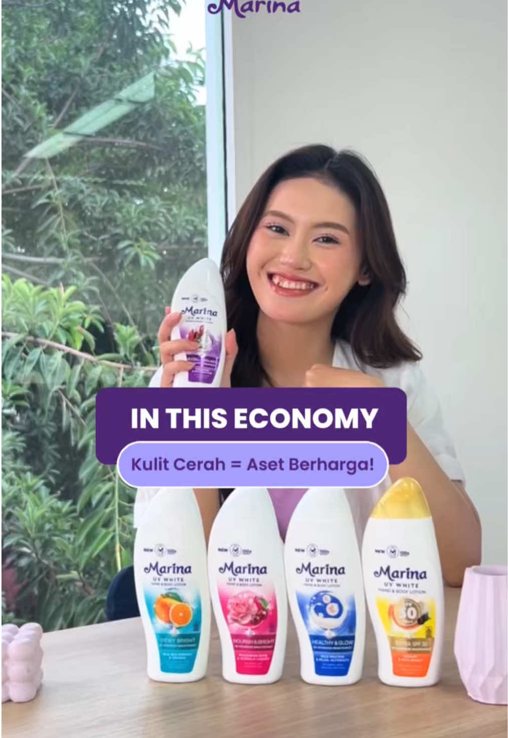 In this economy, udah waktunya kamu pilih skincare yang hasilnya worth it tanpa bikin over budget, karena kulit sehat itu investasi loh❣️ Dari semua varian di atas, mana yang paling ingin kamu coba? Komen di bawah yuk! #LevelUpYourBrightSkin #SemakinBersinar #Marina