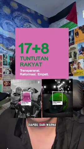 TETEP FOKUS TUNTUTAN 17+8! Jangan mau teralihkan fokusnya, biarin aja para anomali itu sibuk seni diri 
