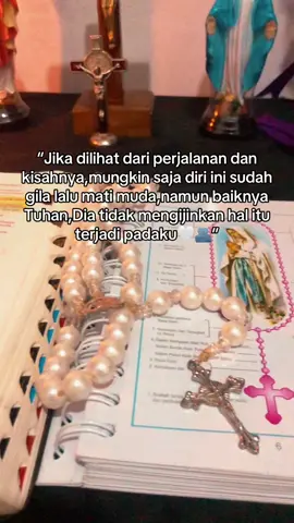 Sejujurnya,aku gak tau akan jadi seperti apa aku kalau Tuhan Yesus gak hadir dalam hidupku. Mungkin aku sudah hancur,kehilangan arah,atau menyerah.tapi kasih-Nya gak pernah pergi dan itu yang mambuat ku kuat sampai hari ini.Terimakasih Tuhan Yesus,karena selalu hadir untuk anak-Mu yang lemah ini🤍🫂 #fyp #fypシ #katolik #katolikku_kerenn #catholic #bundamaria #catholicism #catholicism #catholicgirl #fypage #salveraniii #omk #masukberanda 