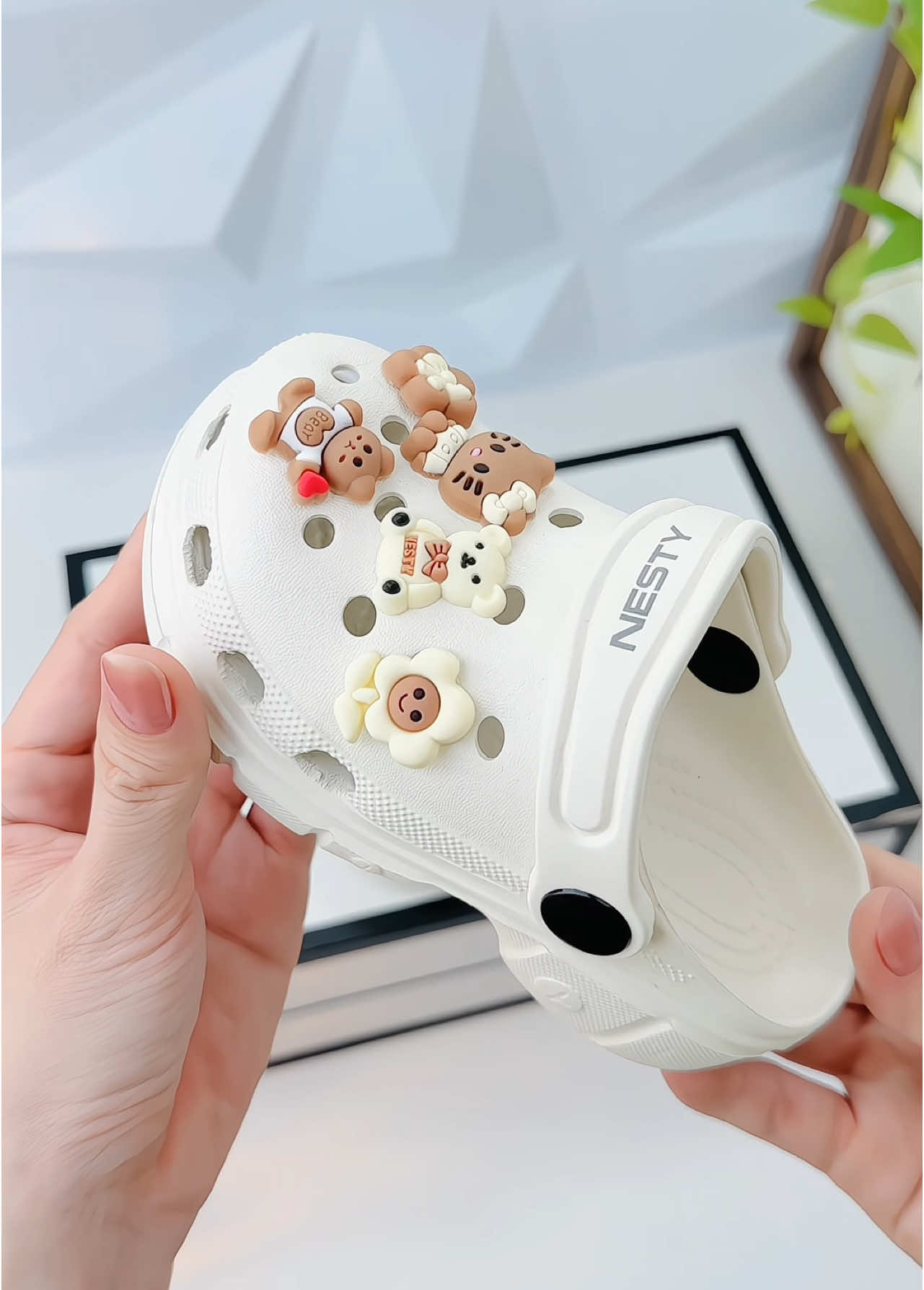 [TẶNG CHARM 3D] Dép Sục Nam Nữ #achakids #depsucchobe #nesty #nestychinhhang #backtoschool 