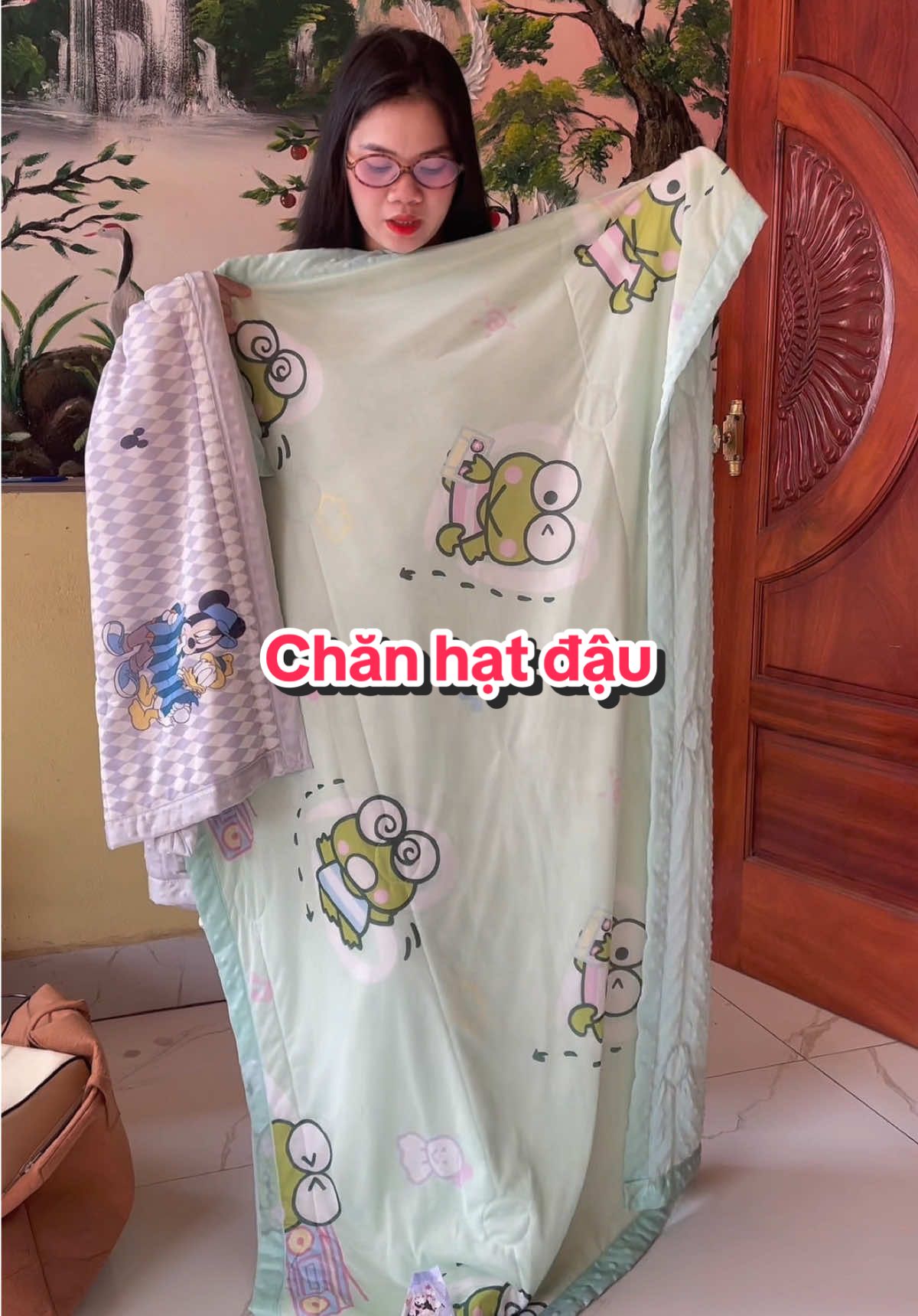 Chăn đậu chất lụa lạnh#xuhuong #chanlualanh #xuhuongtiktok 