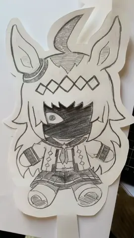 Too broke for digital 😭🏚️💔#uma #umamusume #anime #drawing #art 