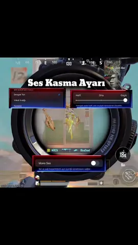 Ses Kasma Ayarı 🔥 #pubgmobile #pubgmnextstarprogram #pubgmobilec9s26 