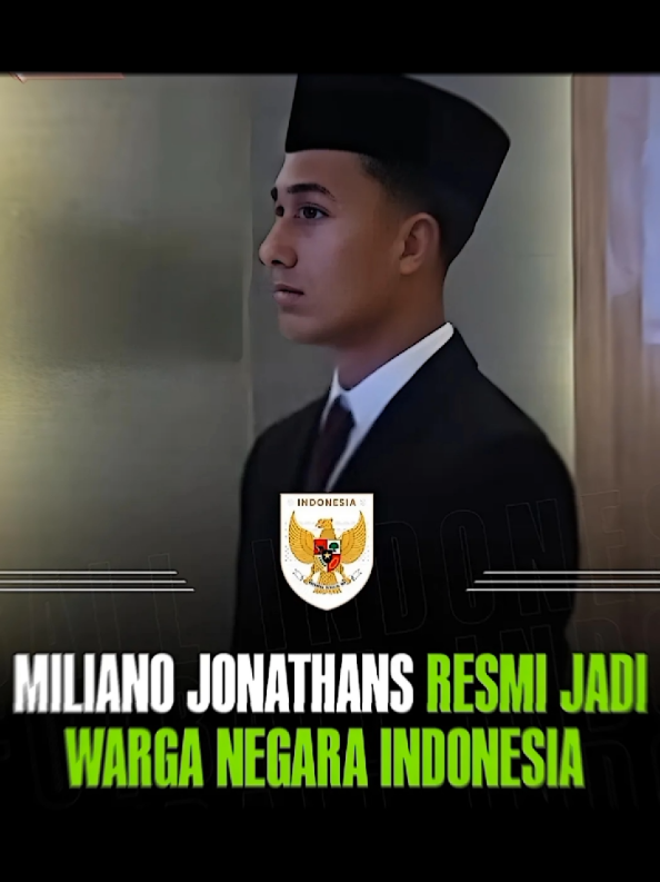 Miliano Jonathans resmi menjadi warga negara indonesia🇮🇩 setelah mengambil sumpah WNI siang tadi #milianojonathans #timnas #timnasday #pemainketurunan #pemaindiaspora 