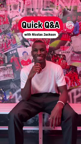 🎙️ 𝑹𝒂𝒑𝒊𝒅 𝑭𝒊𝒓𝒆 with Nicolas Jackson – Get to know our new number 11! 🤝