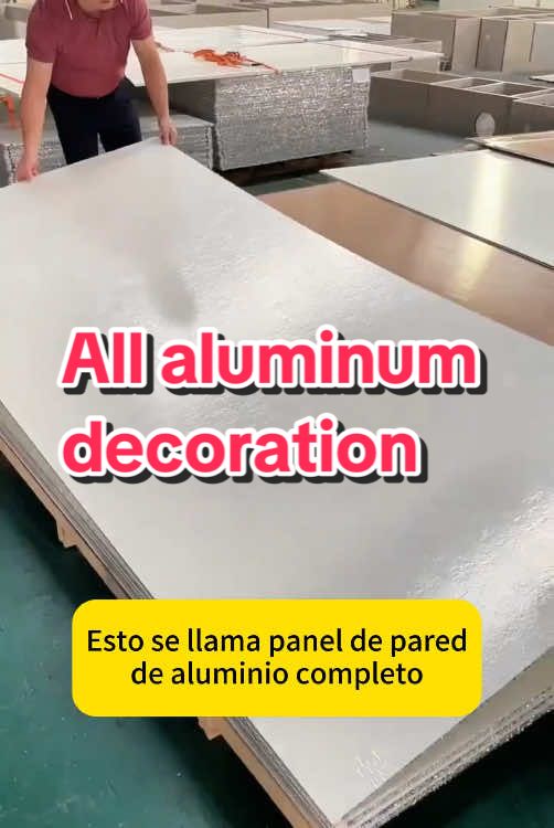 #PanelDeAluminio #DecoraciónDeInteriores #ParedDeAluminio #SinFormaldehído #CasaEcológica